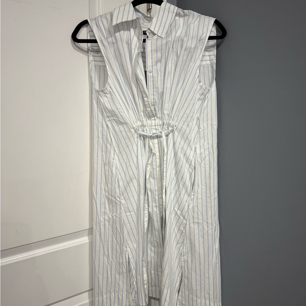 NWT: Striped White dress